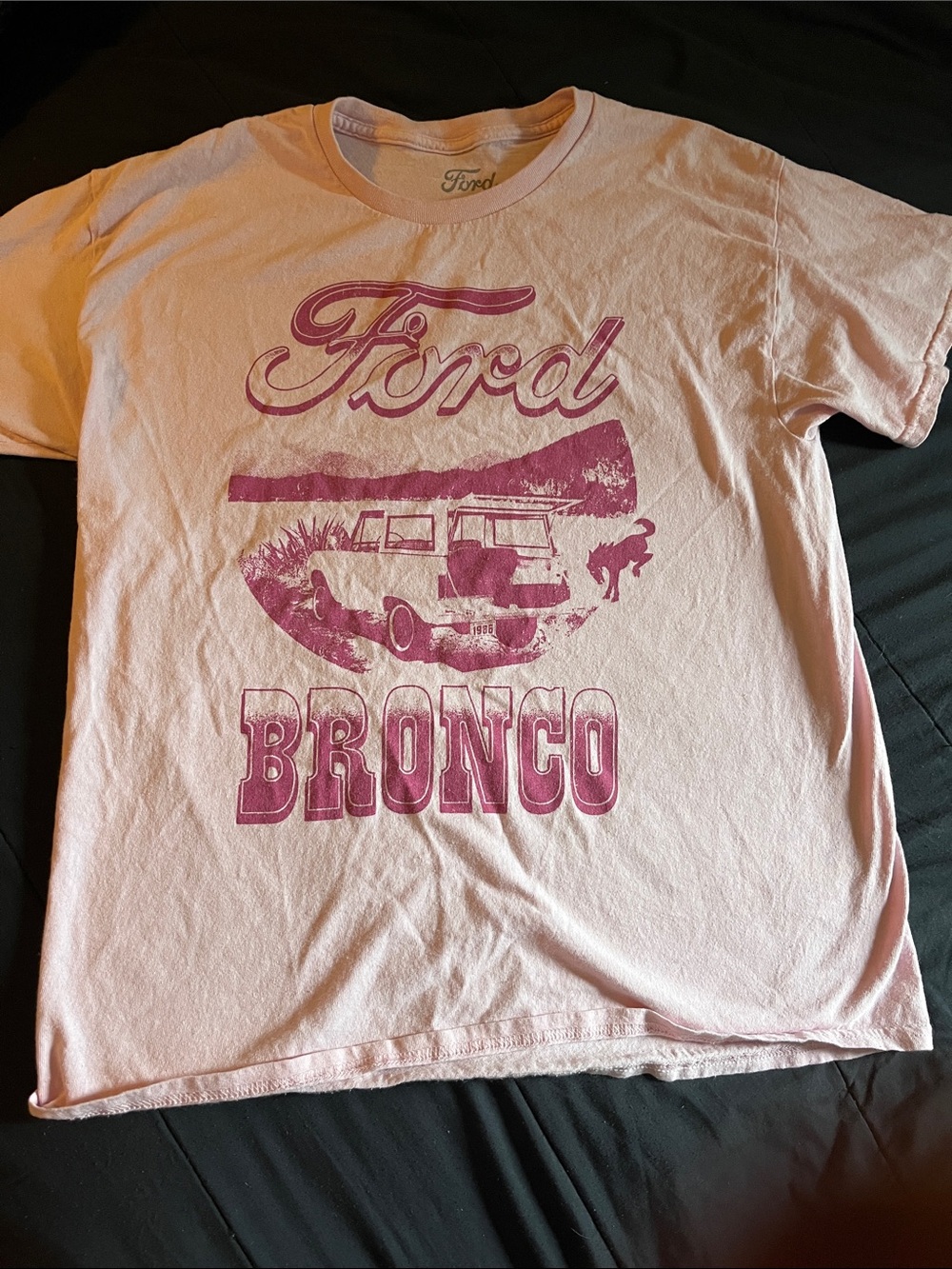 Ford Pink Kids' Bronco Graphic Tee